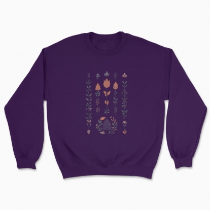 Unisex sweatshirt "Flowers Minimalism Hygge #3 / Scandinavian style print"