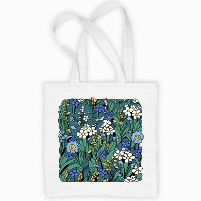 Eco bag "Blue Flowers"