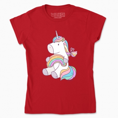 Women's t-shirt "Unicorn with Gingerbread"