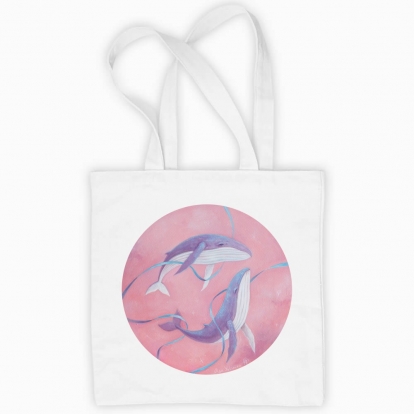 Eco bag "The Sky Whales"