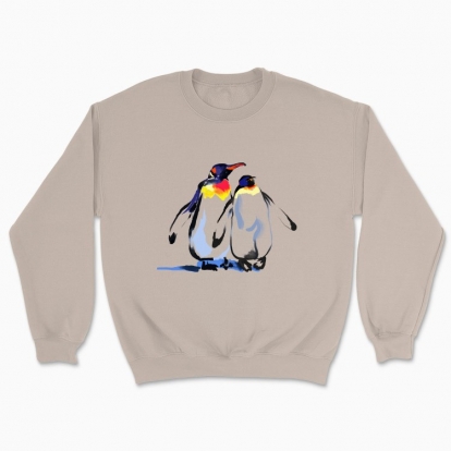 Unisex sweatshirt "Emperor penguins. A symbol of family and love"