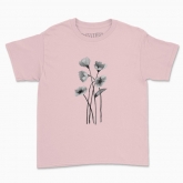 Children's t-shirt "Ink flowers"