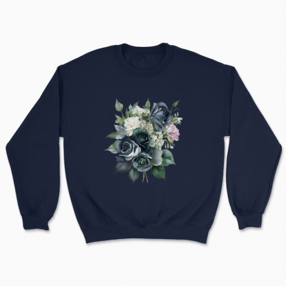 Unisex sweatshirt "A bouquet of dark flowers"