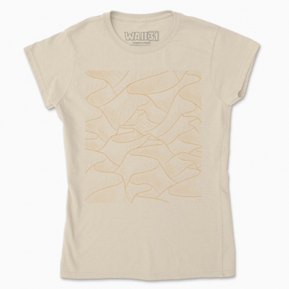 Women's t-shirt "Dune. Mountain landscape"