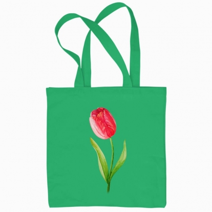 Еко сумка "Моя квіточка: тюльпан"