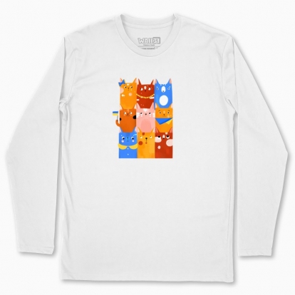 Men's long-sleeved t-shirt "Cats"