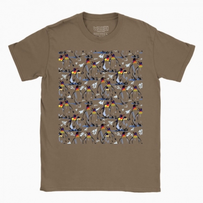 Men's t-shirt "Royal penguins. A symbol of family and love"