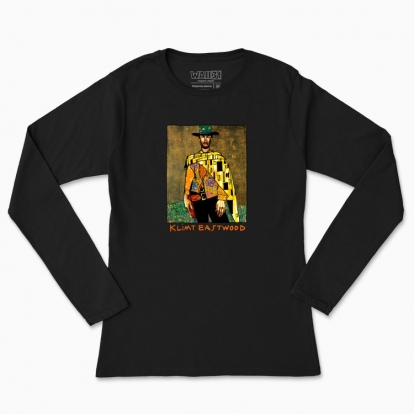 Women's long-sleeved t-shirt "Klimt Eastwood"