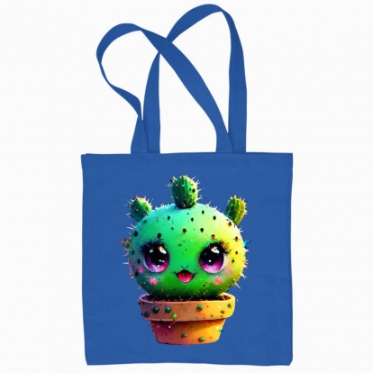 Eco bag "cactus baby glitch"