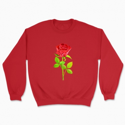 Світшот Unisex "Ботаніка: троянда"