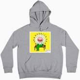 Women hoodie "Mama's flower"