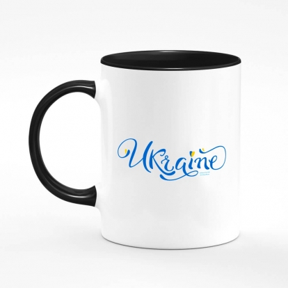 Чашка з принтом "Ukraine_blue"