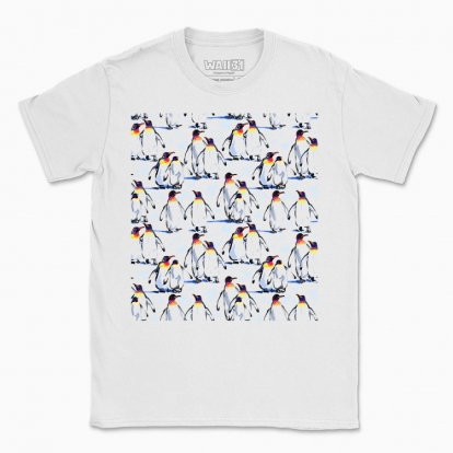 Men's t-shirt "Royal penguins. A symbol of family and love"