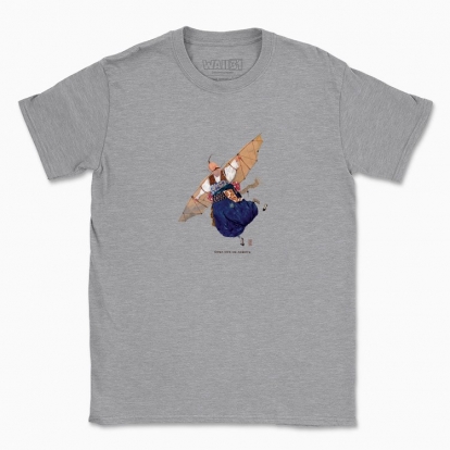 Men's t-shirt "The eagle does not catch flies"