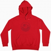 Women hoodie "Red Guelder Rose"