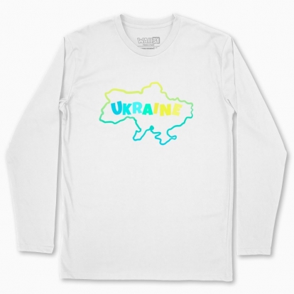 Men's long-sleeved t-shirt "Ukraine"