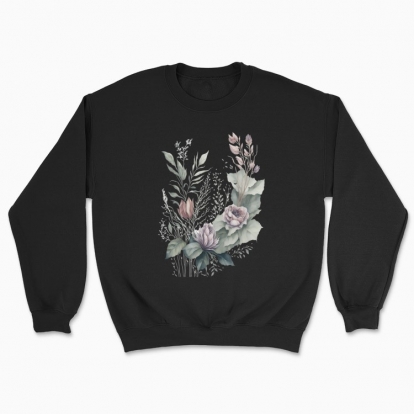 Unisex sweatshirt "A bouquet of watercolor flowers"