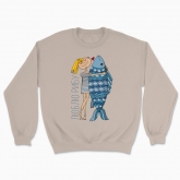 Unisex sweatshirt "I Love Fish"