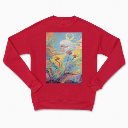 Сhildren's sweatshirt "Woman among the flowers and with moon in the hair"