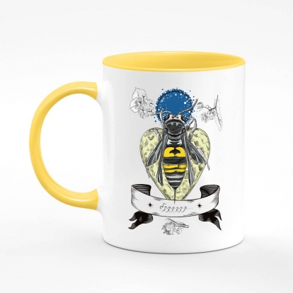 Printed mug "Bee"