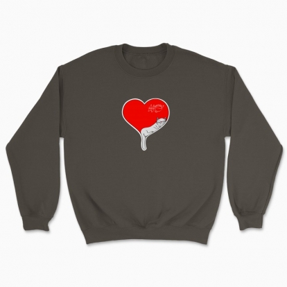 Unisex sweatshirt "Cat in the heart"