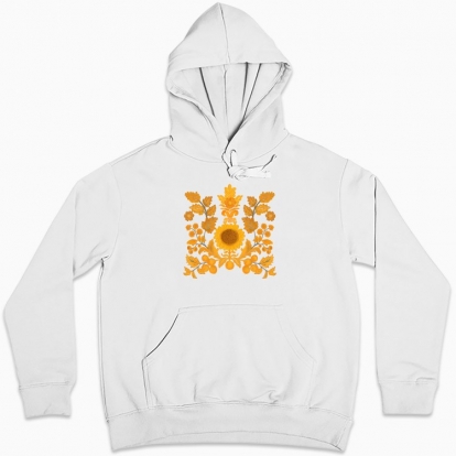 Women hoodie "trident floral"
