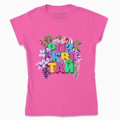 Women's t-shirt "bloom"