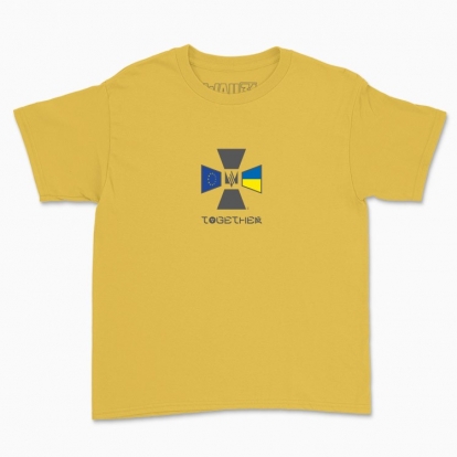 Дитяча футболка "Євросоюз та Україна разом!"