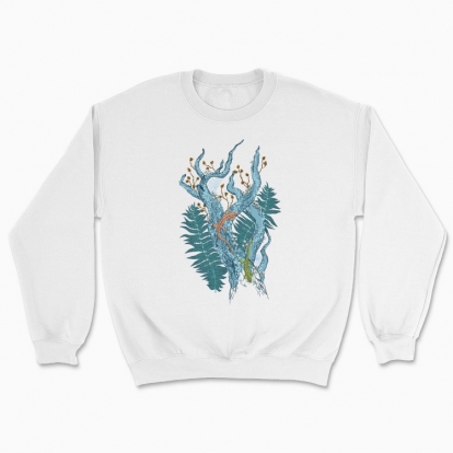 Unisex sweatshirt "Lizards in the forest thicket"