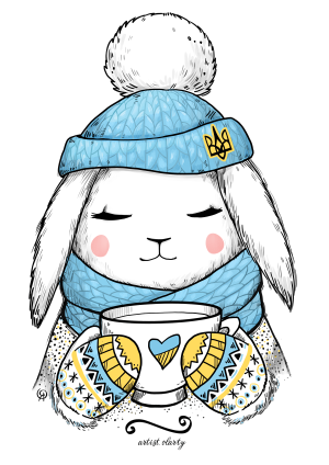 Cute Winter Bunny