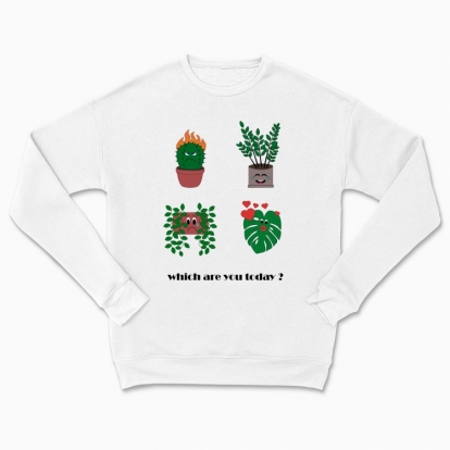 Сhildren's sweatshirt "Emotional plants"