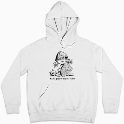 Women hoodie "Little defender. Girl"