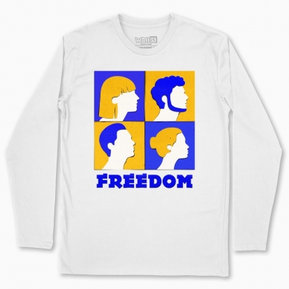 Men's long-sleeved t-shirt "Freedom"