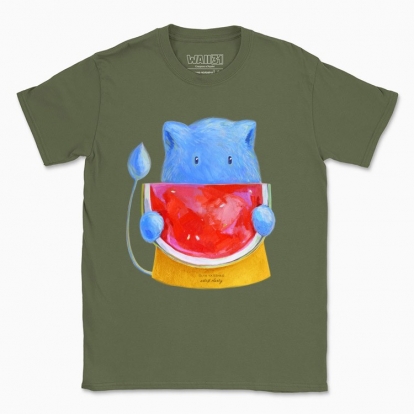 Men's t-shirt "Poohnastyk with Watermelon"