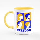 Чашка з принтом "Freedom"