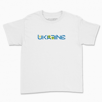 Дитяча футболка "Україна (світлий фон)"