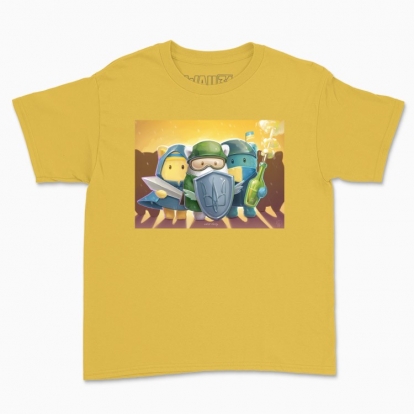 Children's t-shirt "Ukrainian fluffy guardians"