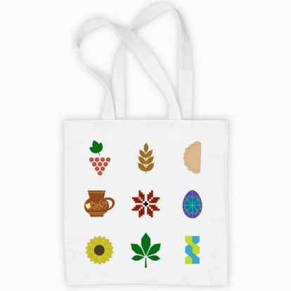 Eco bag "Ukrainian symbols"