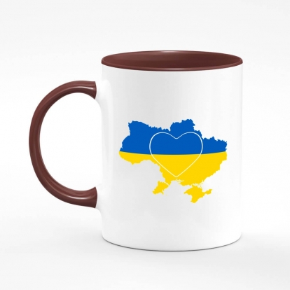 Printed mug "I love Ukraine"