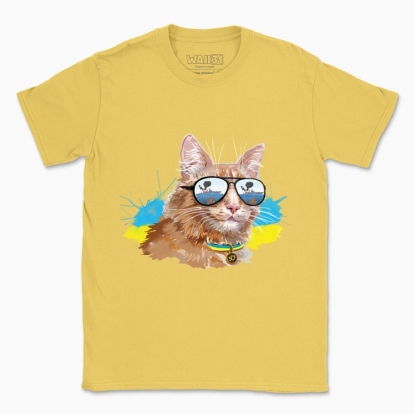 Men's t-shirt "Ukrainian cat"
