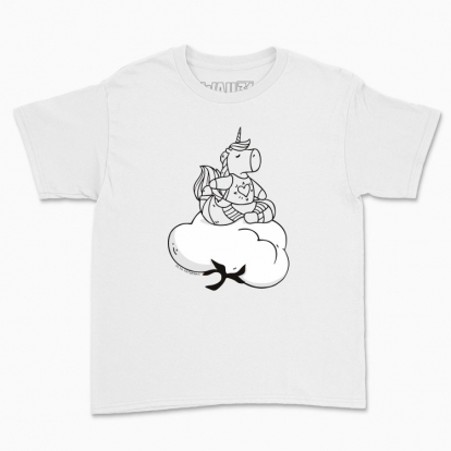 Дитяча футболка "Хмаринка. Бавовна. Єдиноріг"