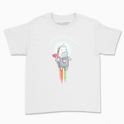 Дитяча футболка "Єдиноріг астронавт"