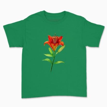 Children's t-shirt "My flower: lily"