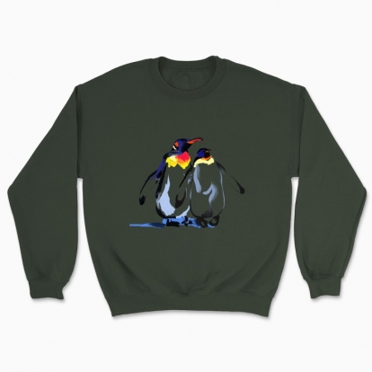 Unisex sweatshirt "Emperor penguins in love"