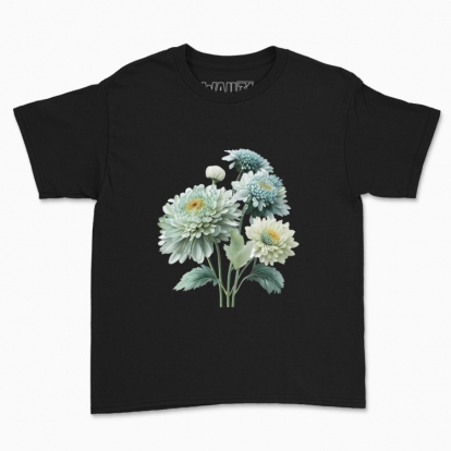 Children's t-shirt "Luxurious bouquet of Chrysanthemums"