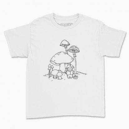 Children's t-shirt "Unicorn Wizard-Mushroomer"