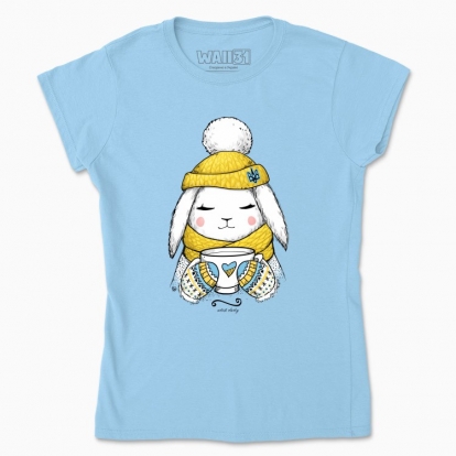 Women's t-shirt "Sunny Winter Bunny"