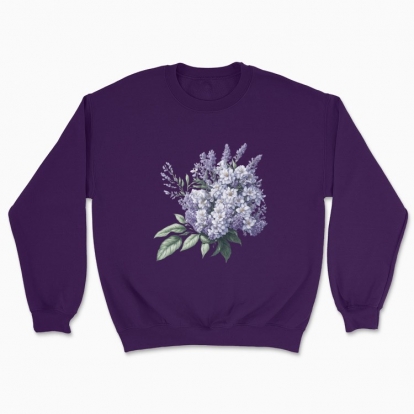 Unisex sweatshirt "Flowers / Lilac / Lilac bouquet"