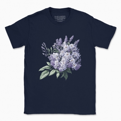 Men's t-shirt "Flowers / Lilac / Lilac bouquet"