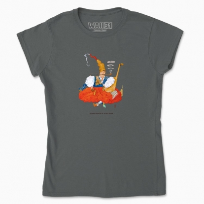 Women's t-shirt "Cossack is silent but knows everything"